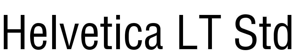 Helvetica LT Std Condensed Font Download Free